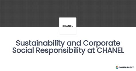 chanel corporate social responsibility|chanel sustainability.